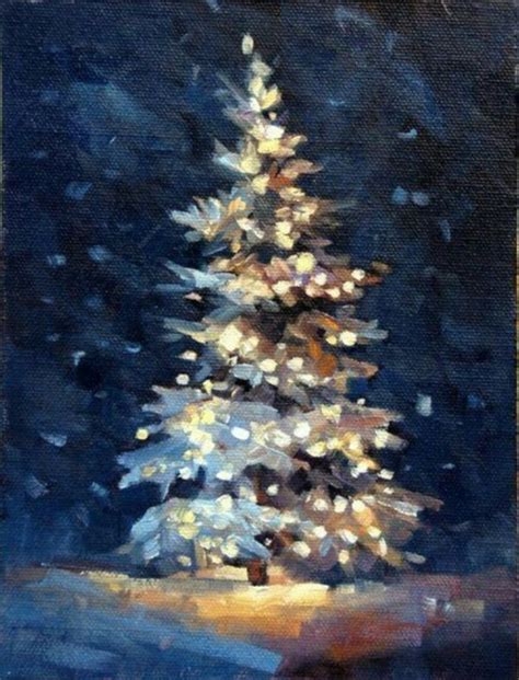 40 Beautiful Christmas Painting Ideas to Try This Season - Bored Art ...