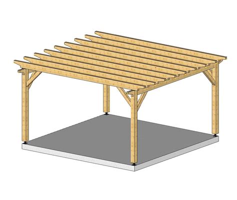 Lean to Pergola Plans | Penmie bee