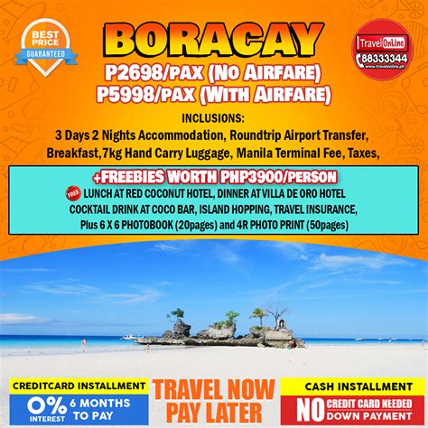 Boracay Prices - Boracay Packages Promo for 2020