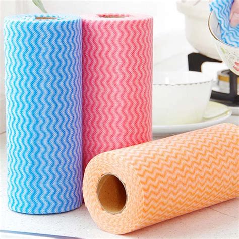 The Non woven Fabric Kitchen Cleaning Cloth Disposable Dish Cloth Point ...