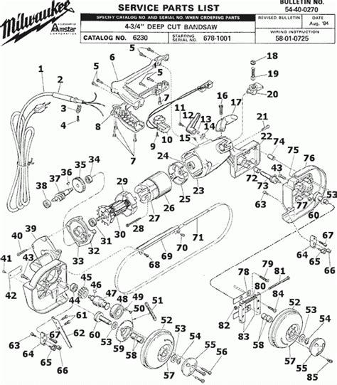 Milwaukee Portable Band Saw Parts | Reviewmotors.co