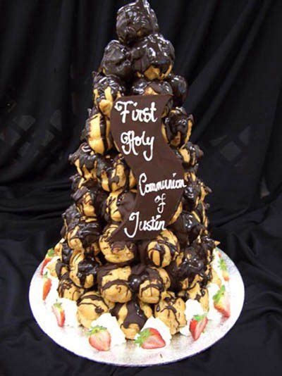 Croquembouche Tower (Profiterole Tower) - Eiffel Tower Cakes