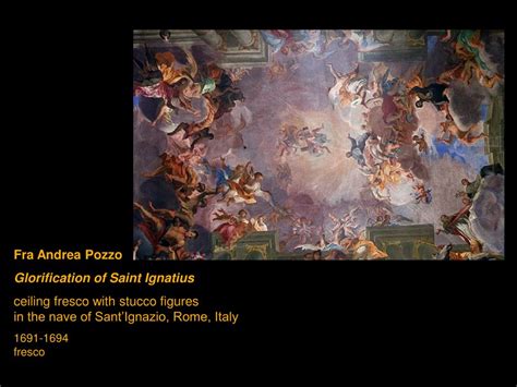 PPT - Fra Andrea Pozzo Glorification of Saint Ignatius ceiling fresco ...