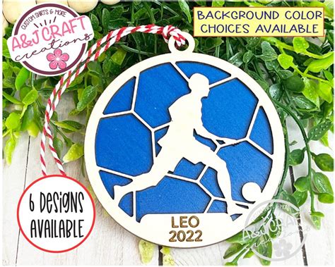 Soccer Ornament Personalized, Soccer Player Gift, Custom Soccer ...