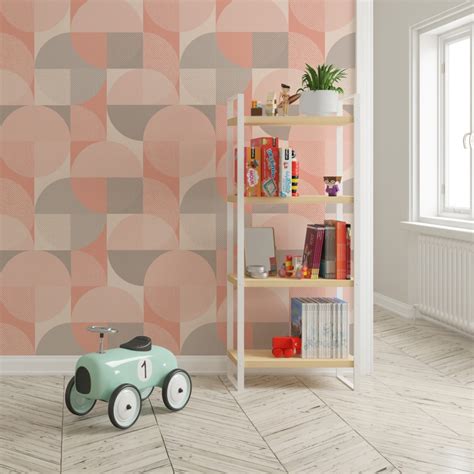 Pastel Pink Self Adhesive Wallpaper - The Wallberry