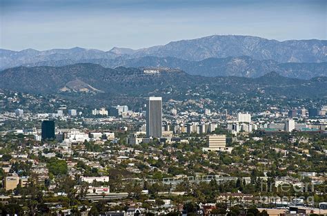 Hollywood Sign Aerial View Photograph by David Zanzinger - Fine Art America