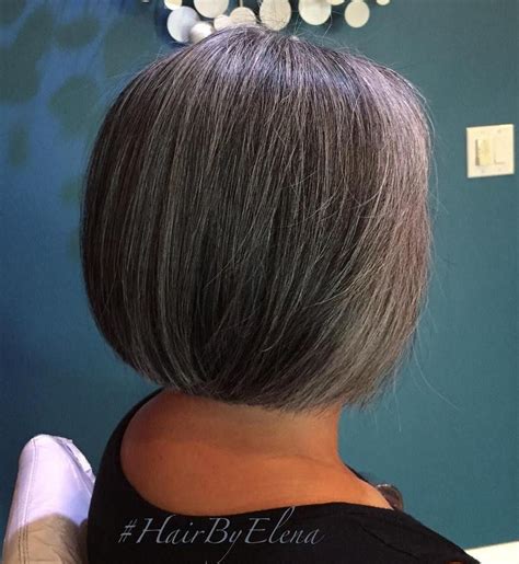 Grey Hair Style Grey Bob, Gorgeous Gray Hair, Hair Bun Maker, Mint Hair ...