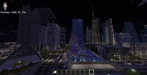 Download Modern City map for Minecraft PE