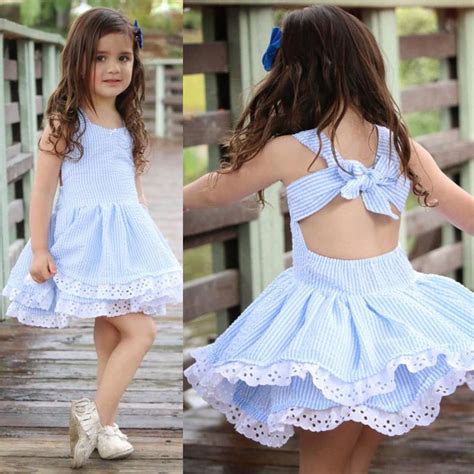 Toddler Kids Baby Girl Lace Party Pageant Princess Tutu Dress Casual ...