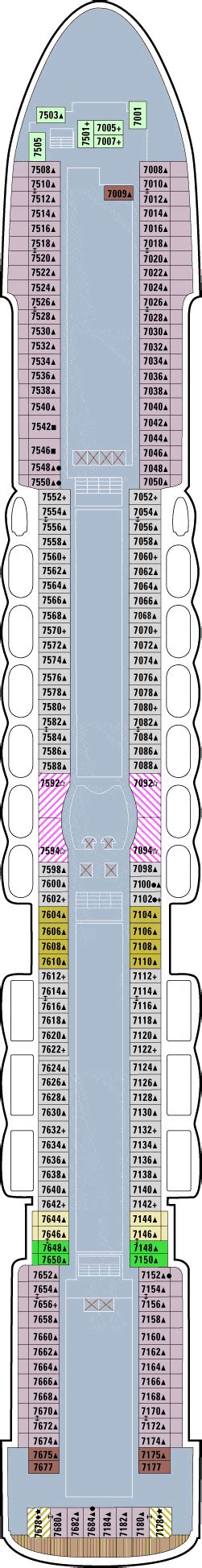 Pride of America Deck plan & cabin plan before 30/04/2011