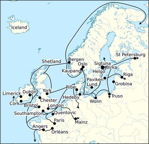 Commerce And Key Markets In Scandinavia During The Viking Era