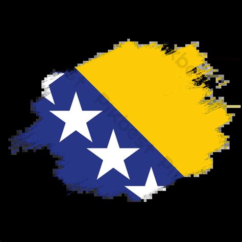 Flag Vector Bosnia PNG Images | EPS Free Download - Pikbest