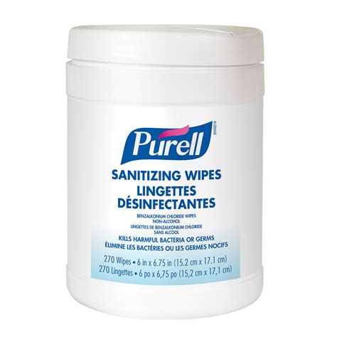 Purell Non-Alcohol Sanitizing Wipes, 270/PK | Grand & Toy