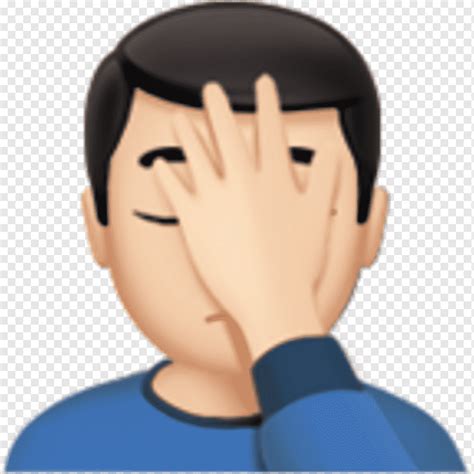 Facepalm Emoticon Face Palm Emoji Hand Monochrome Head Png Pngwing ...