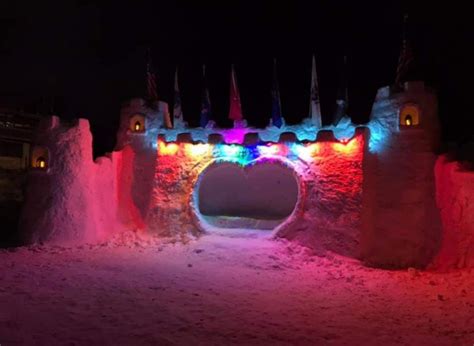 Snow Castle Lighting Kicks Off Mayville Winter Festival | Chautauqua Today