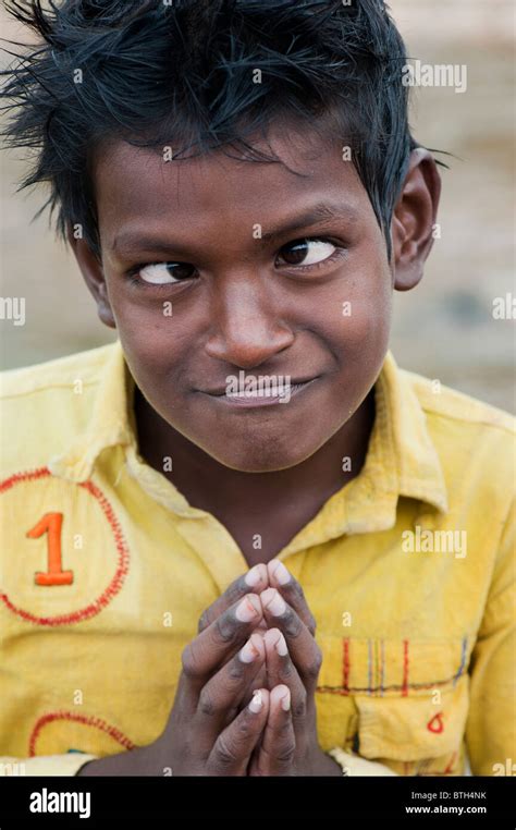 Young Indian boy pulling a funny face. India Stock Photo - Alamy