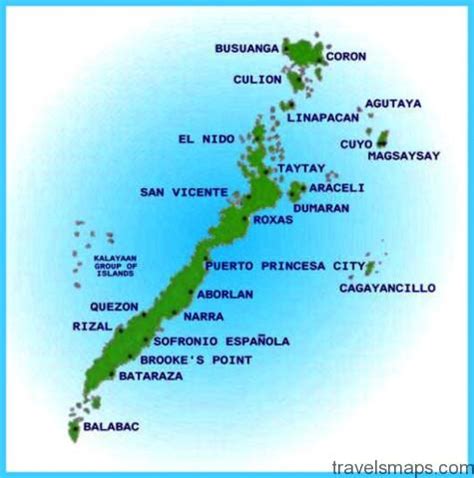 Map of El Nido, Palawan - TravelsMaps.Com