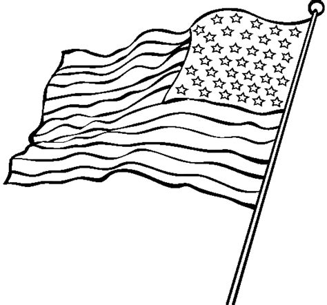 american flag black and white drawing - Clip Art Library