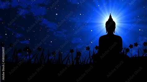 Buddha Animation Background, Buddha Meditation Animation Video, Buddha ...