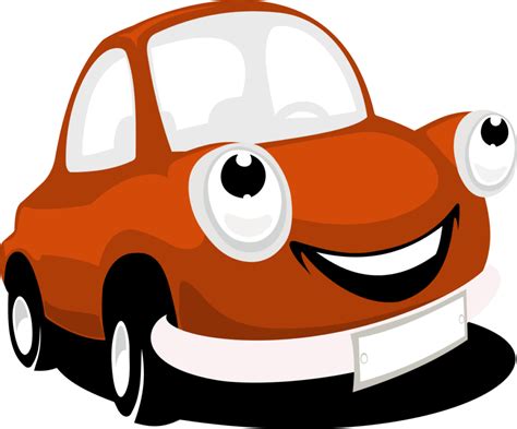 Download Clipart Cars Orange - Vector Cartoon Car Png Transparent Png ...