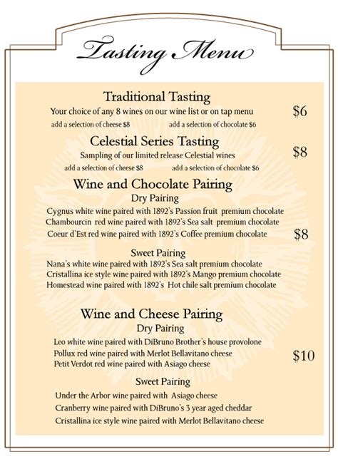 New-tasting-menus-2019 - Bellview Winery