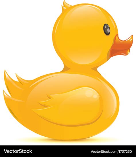 Rubber duck Royalty Free Vector Image - VectorStock