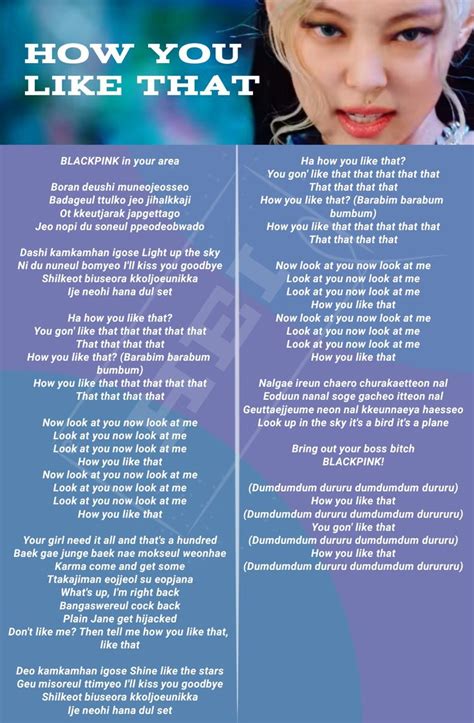 Lalisa Lyrics