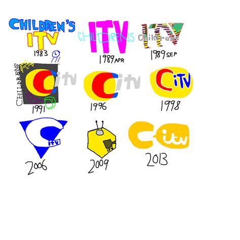 Citv logo history by chikamotokenji on DeviantArt