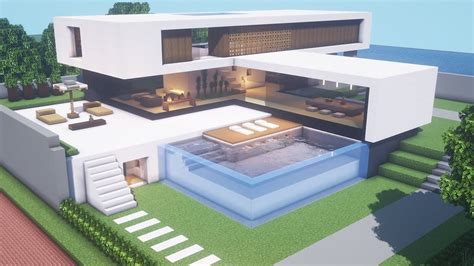 Modern House Design In Minecraft - Image to u