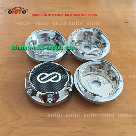 4pcs HOT 65MM ENKEI Logo Sticker Emblema Wheel Center Cap Hub Caps ...