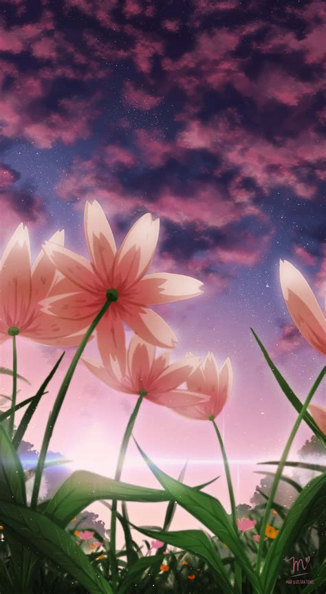 Share more than 81 anime flower wallpaper super hot - in.coedo.com.vn