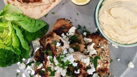 John Torode's chargrilled yoghurt chicken with feta and flatbreads ...