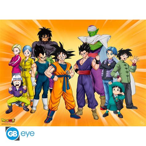 DRAGON BALL SUPER : SUPER HERO Poster Goku's Group (52x38cm)