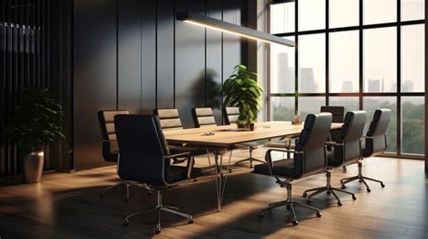 Premium AI Image | Corporate Meeting Room with Modern Furniture