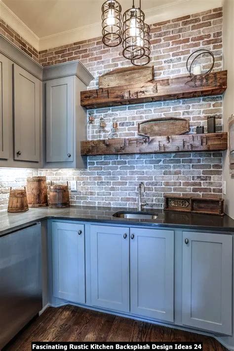 Fascinating Rustic Kitchen Backsplash Design Ideas - PIMPHOMEE