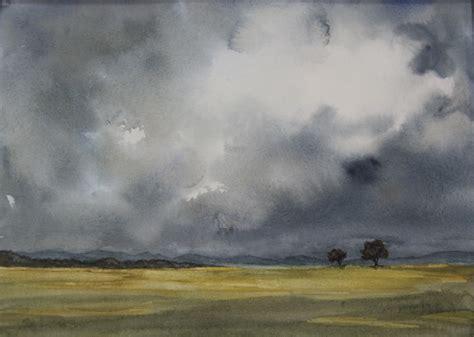 Stormy Sky Painting at PaintingValley.com | Explore collection of ...