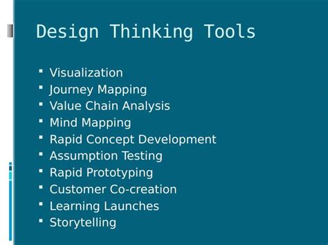 Design Thinking Tools and Techniques for Scoring High Marks in ...