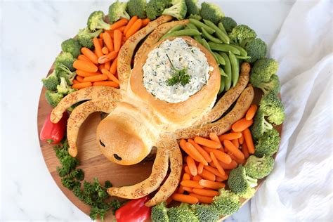 Spider Bread Dip Bowl {fun Halloween appetizer idea!} - It's Always Autumn