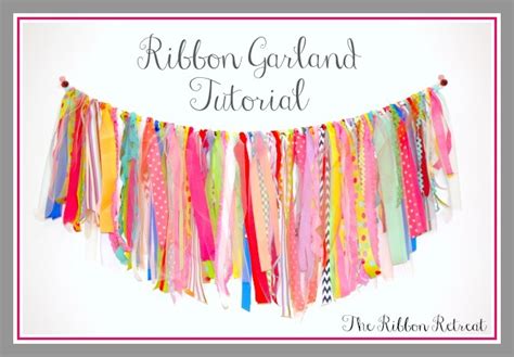 Ribbon Garland Tutorial - The Ribbon Retreat Blog