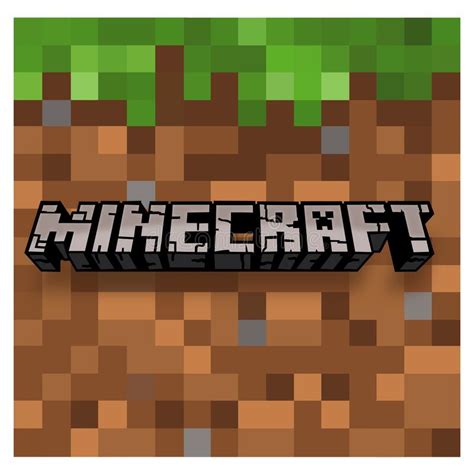 minecraft-logo-online-game-dirt-block-illustrations-concept-design ...