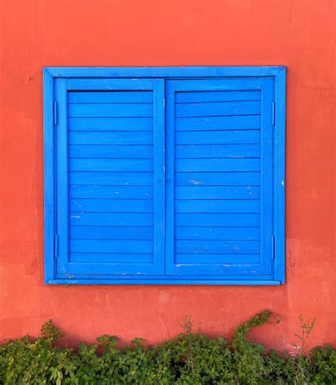 Blue Window Shutters · Free Stock Photo