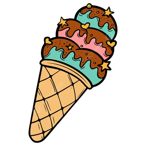 Ice Cream Cone Cartoon, Cartoon Clipart, Ice Clipart, Cone Clipart PNG ...