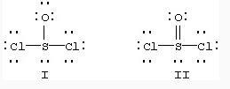 Solved two resonance forms for socl2 are given below. Which | Chegg.com