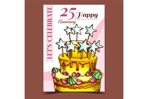 Birthday Cake Decorated with Stars Graphic by pikepicture · Creative ...