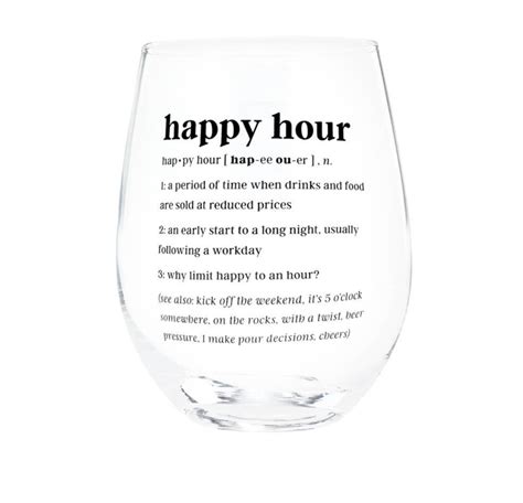 Happy Hour Wine Glass - Shop Greater Modesto