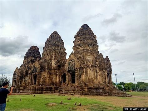 Walking Tour Around Monkey Temple : Lopburi, Thailand (Jul'20)