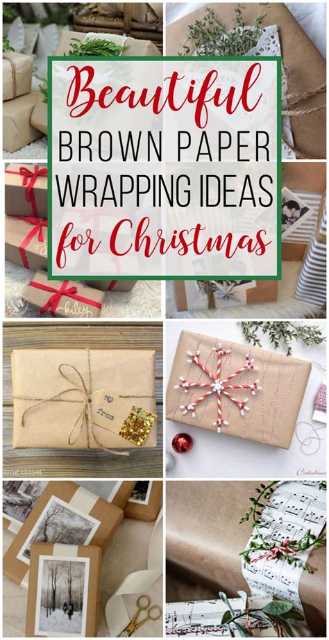 15 Brown Paper Wrapping Ideas for Christmas - unOriginal Mom | Craft ...