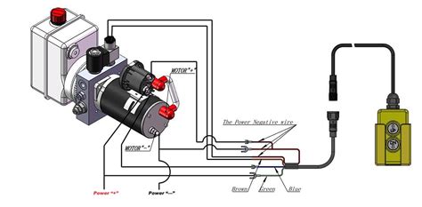 Dump Trailer Hydraulic Pump Wiring Diagram Electric Hydraulic Pump 12v ...