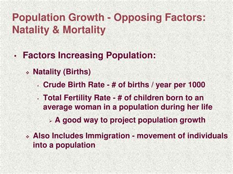 PPT - Human Population Growth Chapter 4 (and Section 3.3) PowerPoint ...