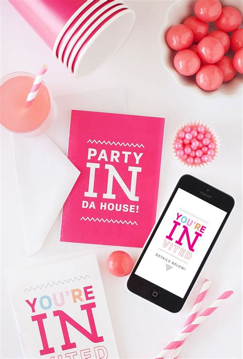 DIGITAL PARTY INVITE CARDS | Best Friends For Frosting